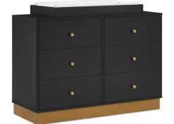 James 6 Drawer Dresser with Interlocking Drawers