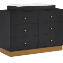 James 6 Drawer Dresser with Interlocking Drawers