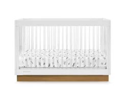 James Acrylic 4-in-1 Convertible Crib
