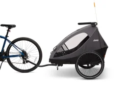 Jeep Everest 2-in-1 Child Bike Trailer and Stroller for 2 Kids
