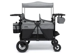 Jeep Wrangler Deluxe 4 Seater Stroller Wagon with Cooler Bag