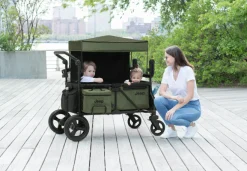 Jeep Wrangler Deluxe Stroller Wagon with Cooler Bag