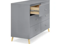 Jordan 6 Drawer Dresser with Interlocking Drawers