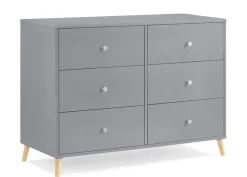 Jordan 6 Drawer Dresser with Interlocking Drawers