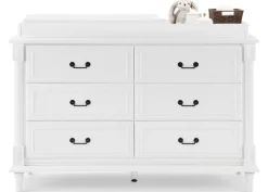 Juliette 6 Drawer Dresser with Changing Top and Interlocking Drawers