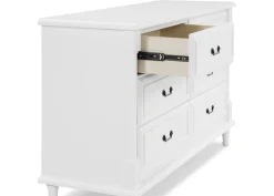 Juliette 6 Drawer Dresser with Changing Top and Interlocking Drawers
