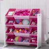 Kids Toy Storage Organizer with 12 Plastic Bins