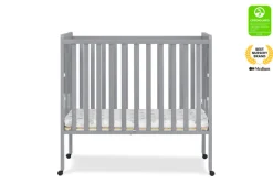 Lee Portable Folding Mini Crib with 1.5-Inch Mattress