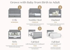 Logan 6-in-1 Convertible Crib with Underdrawer