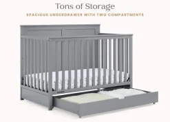 Logan 6-in-1 Convertible Crib with Underdrawer
