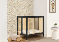 Mia Portable Folding Mini Crib with 1.5-Inch Mattress