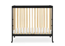 Mia Portable Folding Mini Crib with 1.5-Inch Mattress