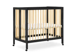 Mia Portable Folding Mini Crib with 1.5-Inch Mattress