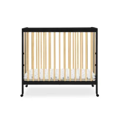 Mia Portable Folding Mini Crib with 1.5-Inch Mattress