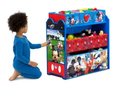 Mickey Mouse 6 Bin Design and Store Toy Organizer