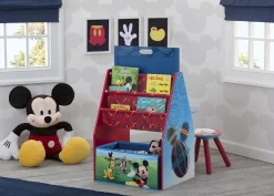 Mickey Mouse Activity Center - Easel Desk with Stool & Toy Organizer