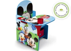 Mickey Mouse Chair Desk with Storage Bin