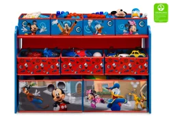Mickey Mouse Deluxe 9 Bin Design and Store Toy Organizer