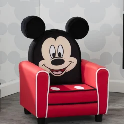 Mickey Mouse Figural Upholstered Kids Chair