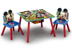 Mickey Mouse Kids Table and Chair Set with Storage