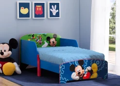Mickey Mouse Wood Toddler Bed