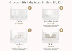 Milano 4-in-1 Convertible Crib