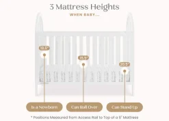 Milano 4-in-1 Convertible Crib