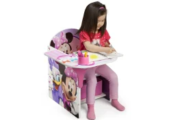 Minnie Mouse Chair Desk with Storage Bin