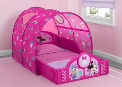Minnie Mouse Plastic Sleep and Play Toddler Bed with Canopy