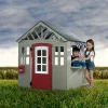 MySize Deluxe Outdoor Playhouse with Play Sink with Running Water, Picnic Table & Mailbox
