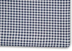Navy Gingham 3-Piece Twin Sheet Set