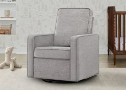Noah Upholstered Swivel Glider