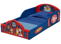 Paw Patrol 4-Piece Toddler Room-In-A-Box Set – Includes Sleep And Play Toddler Bed, Table, 1 Chair And Fabric Toy Box