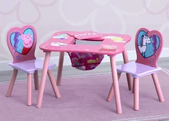 Peppa Pig Table and Chair Set with Storage