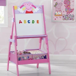 Peppa Pig Wooden Activity Easel with Storage