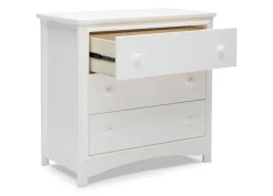 Perry 3 Drawer Dresser with Changing Top and Interlocking Drawers