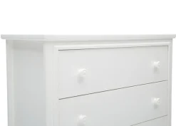 Perry 3 Drawer Dresser with Changing Top and Interlocking Drawers