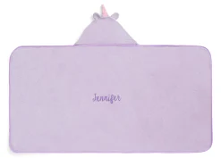 Personalized Kids Hooded Bath Towel with Pockets