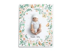 Personalized Milestone Baby Blanket