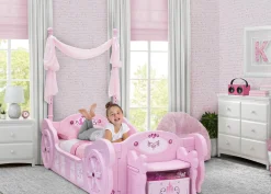 Princess Carriage Convertible Toddler-to-Twin Bed