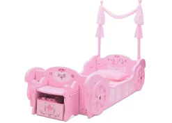 Princess Carriage Convertible Toddler-to-Twin Bed