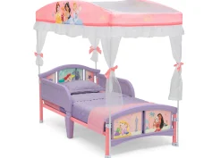 Princess Plastic Toddler Bed with Canopy
