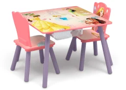 Princess Table and Chair Set with Storage