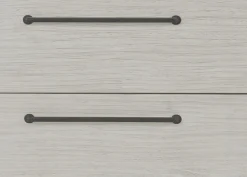 Rustic 3 Drawer Dresser with Interlocking Drawers