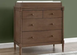 Saint 4 Drawer Dresser with Changing Top and Interlocking Drawers