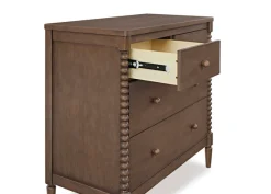 Saint 4 Drawer Dresser with Changing Top and Interlocking Drawers