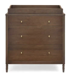 Serena 3 Drawer Dresser with Changing Top and Interlocking Drawers