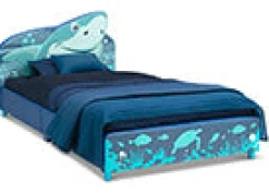 Shark Upholstered Twin Bed