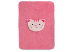 Sherpa Throw Blanket with Storage Pocket for Kids