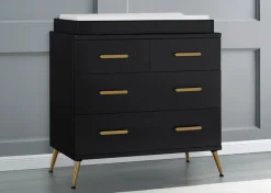 Sloane 4 Drawer Dresser with Changing Top and Interlocking Drawers